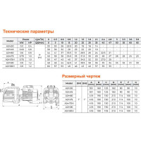 Самовсасывающий струйный насос LEO AJm 60 1829