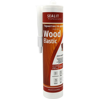 Акриловый герметик для дерева Sealit Wood Elastic 280 мл, венге 136063
