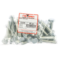 Болты ГОСКРЕП DIN933 М12х50 40 шт., пакет 6-0044800