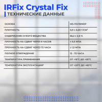 Монтажный прозрачный каучуковый клей IRFIX CRYSTAL FIX 310 мл 20008