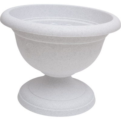 Вазон низкий Martika Колывань 5.3л, диам. 30 см, мрамор С146М