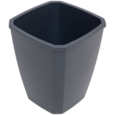 Квадратное кашпо Martika с дренажной вставкой Лаунж 2.4 л чернильно-серое С371ЧСЕР