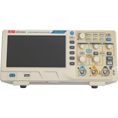 Осциллограф цифровой портативный UNI-T UPO1102CS(UPO2102E)(UTD2102C) 2 канала 100МГц 250MSa/s c USB 00-00014648
