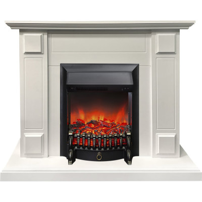 Каминокомплект RealFlame TURIN STD/EUG WT + FOBOS LUX BL 9913708