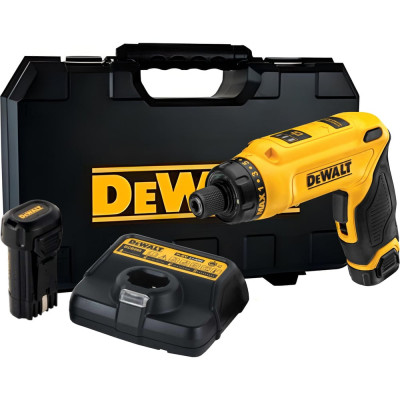 Аккумуляторная отвертка Dewalt DCF680G2, 7.2 В, 430 об/мин, с 2 АКБ 1 Ач и ЗУ, в сумке DCF680G2-QW