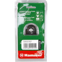 Полотно пильное Hammer для МФИ Flex MF-AC 015 погружное ступенчатое 10 мм дерево 54521