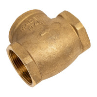 Обратный клапан Giacomini латунь, поворотный, N6, Ду 40, Ру 16, Тмакс 110 оС, ВР G1 1/2 N6Y007 019-1015
