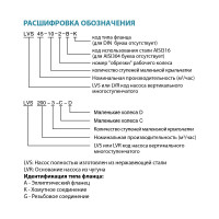Вертикальный многоступенчатый насос LEO LVR 32-3 1791