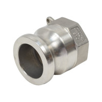 Нержавеющий камлок TITAN LOCK тип A ниппель, внутр. резьба BSP 1 1/2", AISI316 TL150ASS316