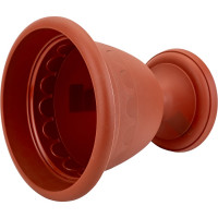 Высокий вазон Martika Колывань 8.1 л, диаметр 30 см, терракотовый С136Т