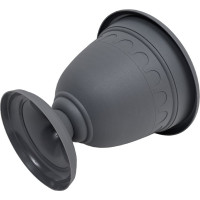 Высокий вазон Martika Колывань 3 л, диаметр 22 см, серый С134СЕР