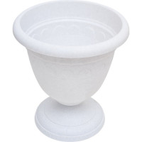 Высокий вазон Martika Колывань 5.6 л, диаметр 26 см, мрамор С135М