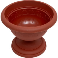 Вазон низкий Martika Колывань 2л, диам. 22 см, терракотовый С144Т
