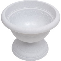 Вазон низкий Martika Колывань 3.4л, диам. 26 см, мрамор С145М