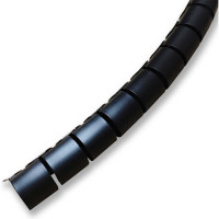 Спиральный защитный рукав PARLMU LXQ 22-1-k2 полиэтилен, размер 22, цвет черный, длина 2 м PR4800400-2