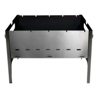 Мангал разборный Jarko 0.5 мм, 370x260 мм M1-HkR-103