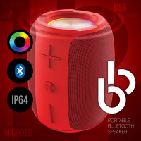 Колонка беспроводная QUMO BatteryBeats ВТ 052 ,BT5.0,5Вт, IP64, FM, SD, USB, AUX, подсветка,1500мАч, кр. 33037