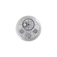 Крышка с люком для автоцистерны TITAN LOCK c отверстиями, алюминий, 500мм, TL500MC-AT