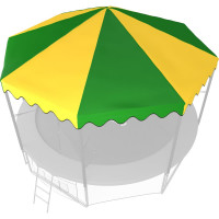 Крыша для батута UNIXline UNIX Line 8ft (Green/yellow) ROU8GR