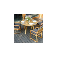 Обеденный стол из акации Joygarden MODENA круглый 116 см 31222