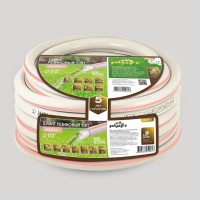 Шланг POLYAGRO ТЭП 1/2", 15 м, жемчуг, резиновый армированный трёхслойный морозостойкий 7558315