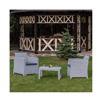 Комплект садовой мебели Royal Family LANA XS, светло-серый 836-71-71