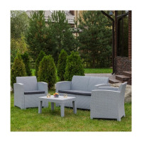 Комплект садовой мебели Royal Family LANA S, светло-серый 842-71-71
