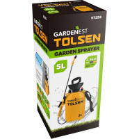 Опрыскиватель садовый помповый TOLSEN 5 л, плечевой, до 2.5 бар 57292