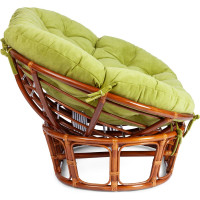 Диван Tetchair MAMASAN/МАМАСАН 23/02 W с подушкой 182x119 см, 169x102x80 см, Cognac (коньяк), флок, олива, 23 24252