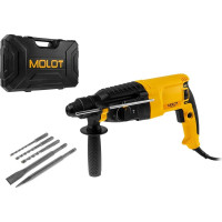 Перфоратор MOLOT MRH 2828 в коробке 800 Вт, 3 Дж, 26 мм 1335576