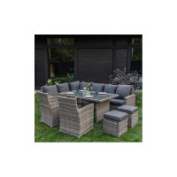 Комплект садовой мебели из искусственного ротанга Royal Family ZORRO PLUS DOUBLE серый 999-99-2-71-71