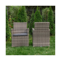 Комплект садовых кресел Royal Family FIONA в сером цвете 99-71-71-2