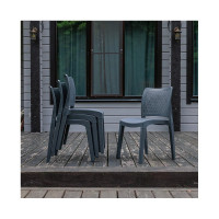 Набор стульев Royal Family JULY(4 шт) графит 855-81