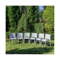 Набор стульев Royal Family JULY(6 шт) светло-серый 857-71