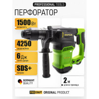 Перфоратор PROCRAFT 1500 Вт, 6,0 Дж, 0-4250 уд/мин, SDS+ BH2250