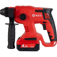 Перфоратор KEN BL2120-40C (20V 4.0AhВ) с регулировкой оборотов, 3-22 мм, 0-1400об/мин 115.413.9405