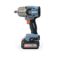 Гайковерт ударный аккумуляторный SENIX X2 20V, 750Нм, 0-2300 об/мин., PDWX2-M7-EU-0