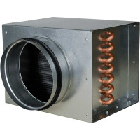 Круглый канальный водяной воздухонагреватель WAER DRW 315/2