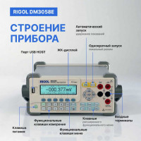 Мультиметр прецизионный цифровой Rigol DM3058E