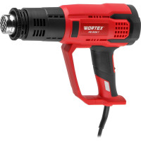 Термовоздуходувка WORTEX HG 6124 T в кор. + набор сопл 2000 Вт, 2 режима., 60-600 С 1334742