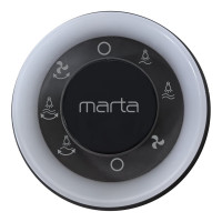 Тепловентилятор MARTA MT-FH2487A черный 43953