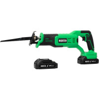 Аккумуляторная пила сабельная, WORTEN 20В, 2х2.0 Ач КА-90000326