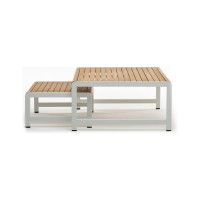 Набор кофейных столов из алюминия Joygarden MAYA белый 42100/42101