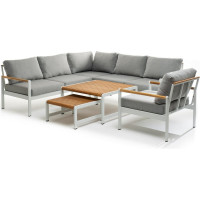 Лаунж зона из алюминия Joygarden MAYA L белый 42100/42101/42102/42103/42103/42104/42105