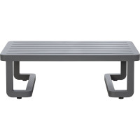 Стол уличный журнальный GreenWeen AMALFI, каркас алюминий цвет LAVA, 1120x655x365 GW-AL-AMALFI-TB-1120-LAVA