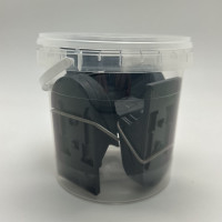 Ведерко с пластиковыми мышеловками с приманкой SuperCat в комплекте 5 шт. Bucket-MouseTrap-Peanut(5)