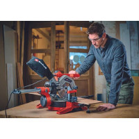 Пила торцовочная Einhell TE-SM 8 L Dual 1800Вт, 216x30мм, пропил 305x65мм, лазер 4300866