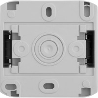 Выключатель Legrand двухполюсный одноклавишный Legrand Quteo IP44 10А 250В винтовые зажимы накладной монтаж серый 782339