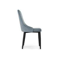 Стул Woodville Kora light blue/black 15104