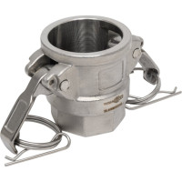 Нержавеющий камлок TITAN LOCK тип D розетка, внутр. резьба BSP 1", AISI316 TL100DSS316